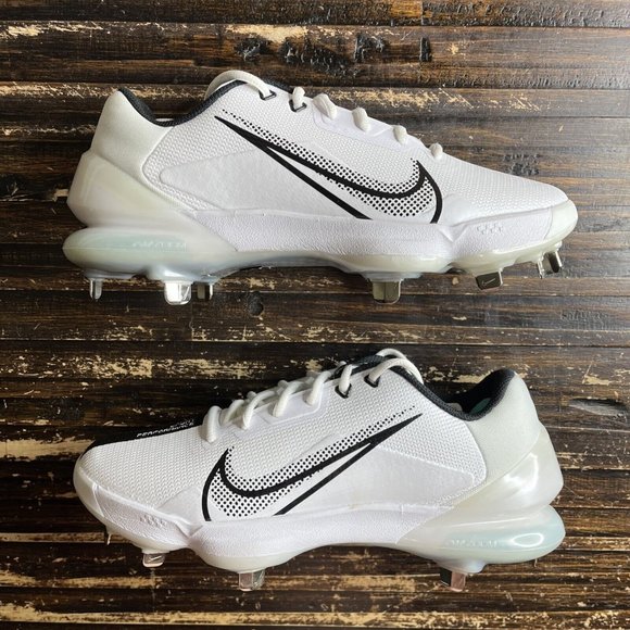 Men's Size 8 Nike Force Zoom Trout 7 Pro Baseball Metal Cleats CQ7224-101 - Picture 2 of 7